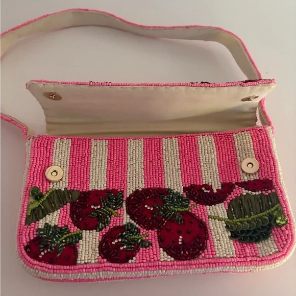 NWOT Anthropologie The Fiona Beaded Bag - Picture 6 of 14